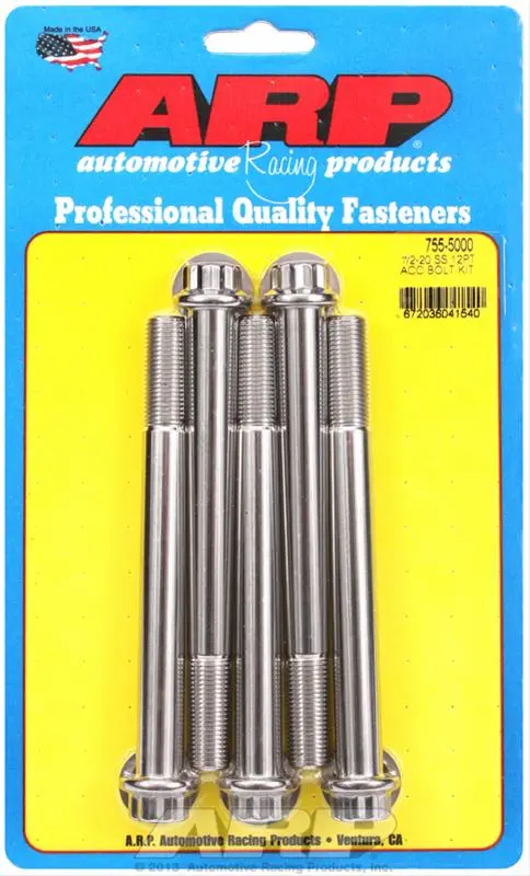 Arp Premium Stainless Steel Fastener Kit – 755-5000 Series 1