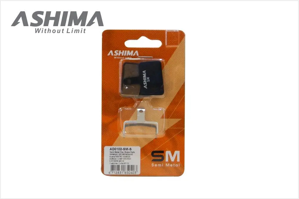 Ashima Semi Metal Brake Pads - Ad0102-Sm-S 1