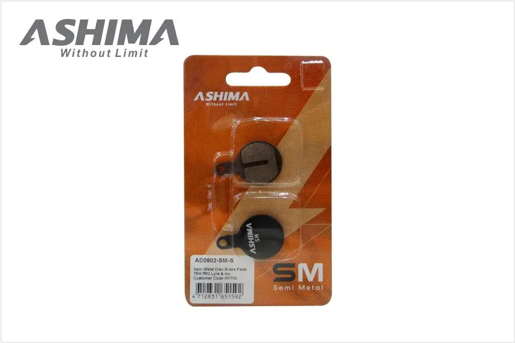 Ashima Semi Metal Disc Pads - Ad0802-Sm-S 1