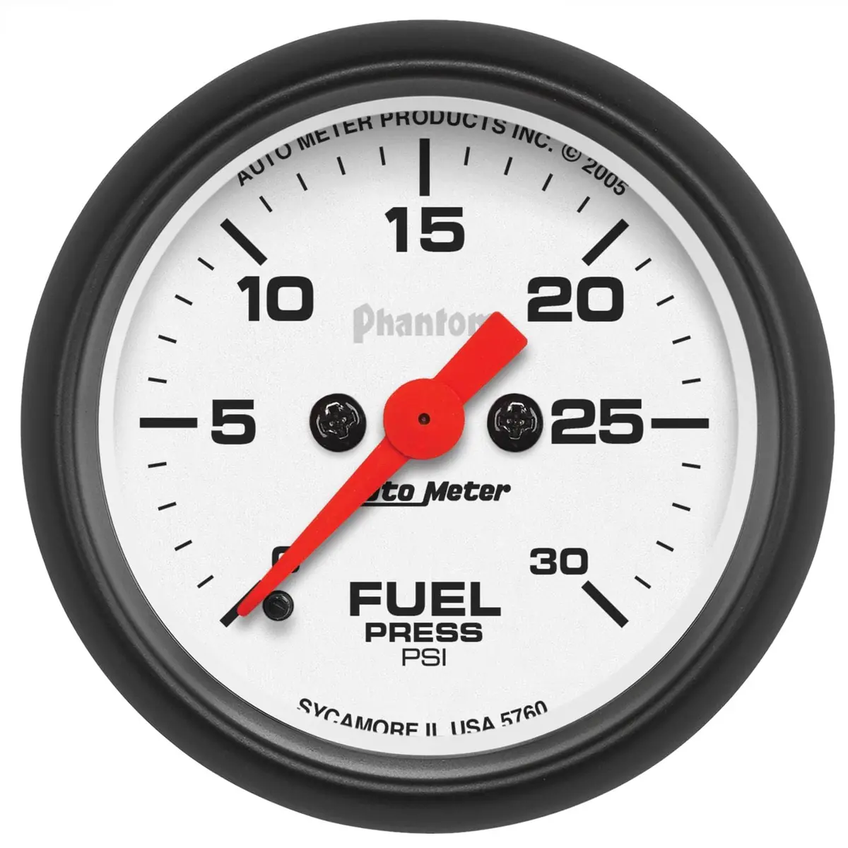 Autometer Phantom Analog Gauge – Vintage-Style Mechanical Instrument With Led Lighting (5760) 1