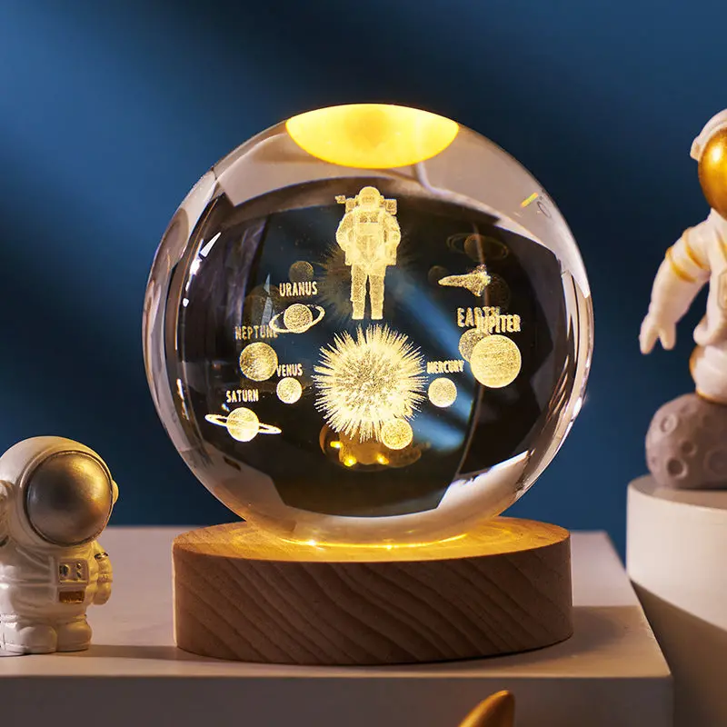 Copied - Luminous Starry Sky Crystal Ball Night Lamp With Moon And Planet Projections 1