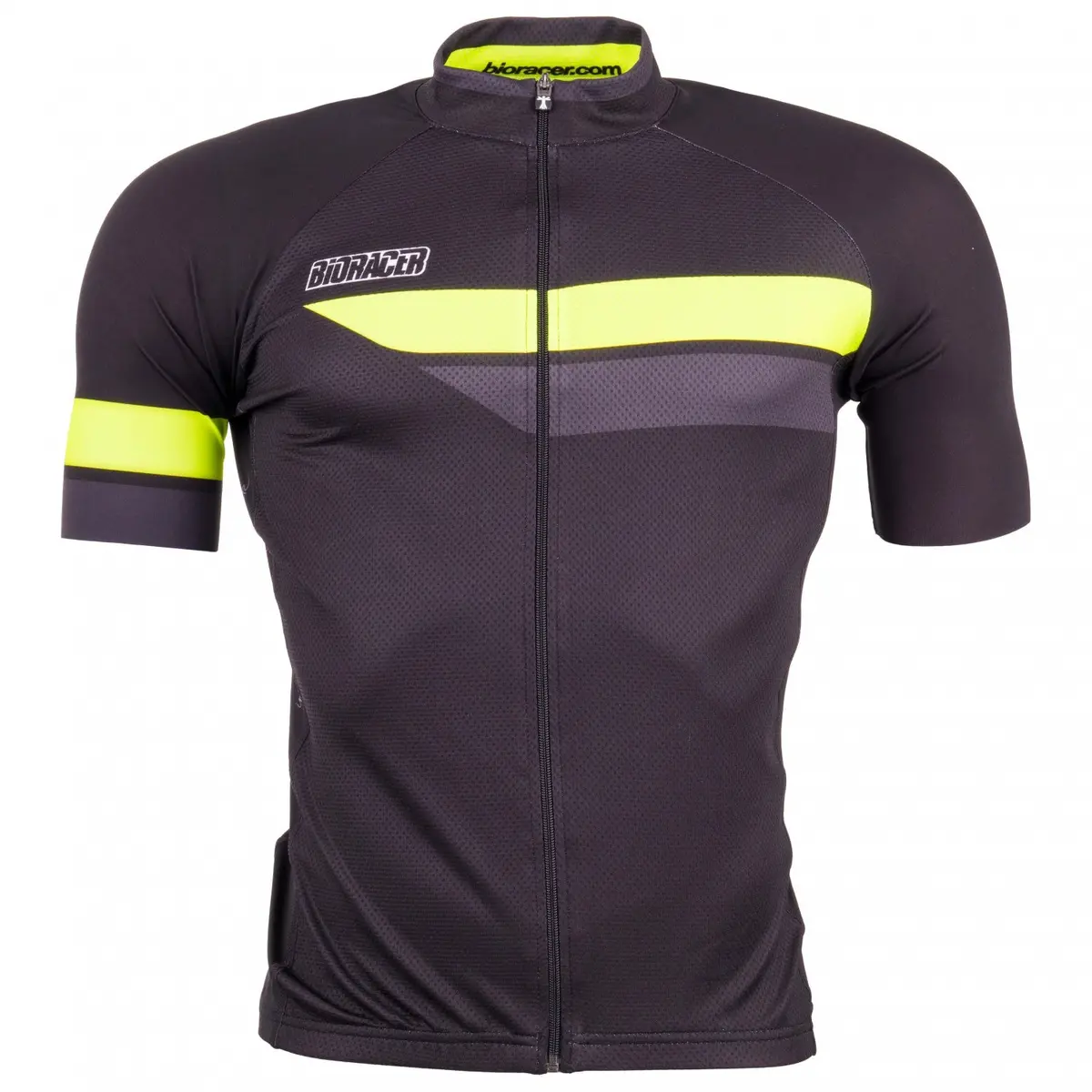 Bioracer Team Women's Jersey 2.0 - Black/Fluo Yellow 1