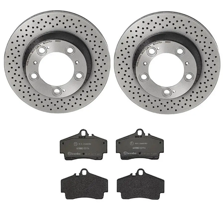 Brembo Kt04418 Brake Pad And Rotor Combo Kit – Direct-Fit Disc Replacement 1