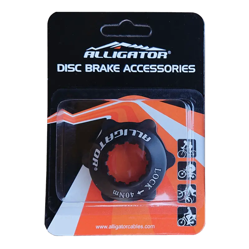Alligator Brake Disc Center Lock Adapter With Ring For 6 Holes Rotor 1