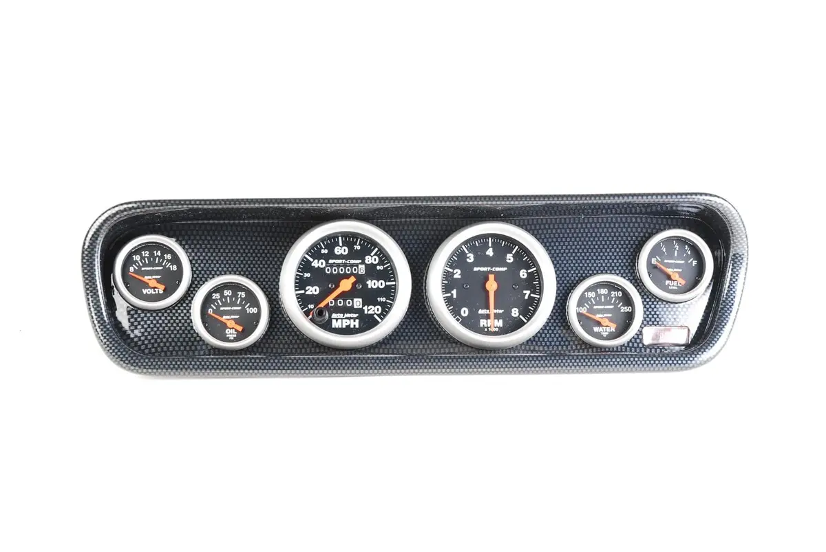 Classic Thunder Road Instrument Panel Featuring Autometer Gauges 1