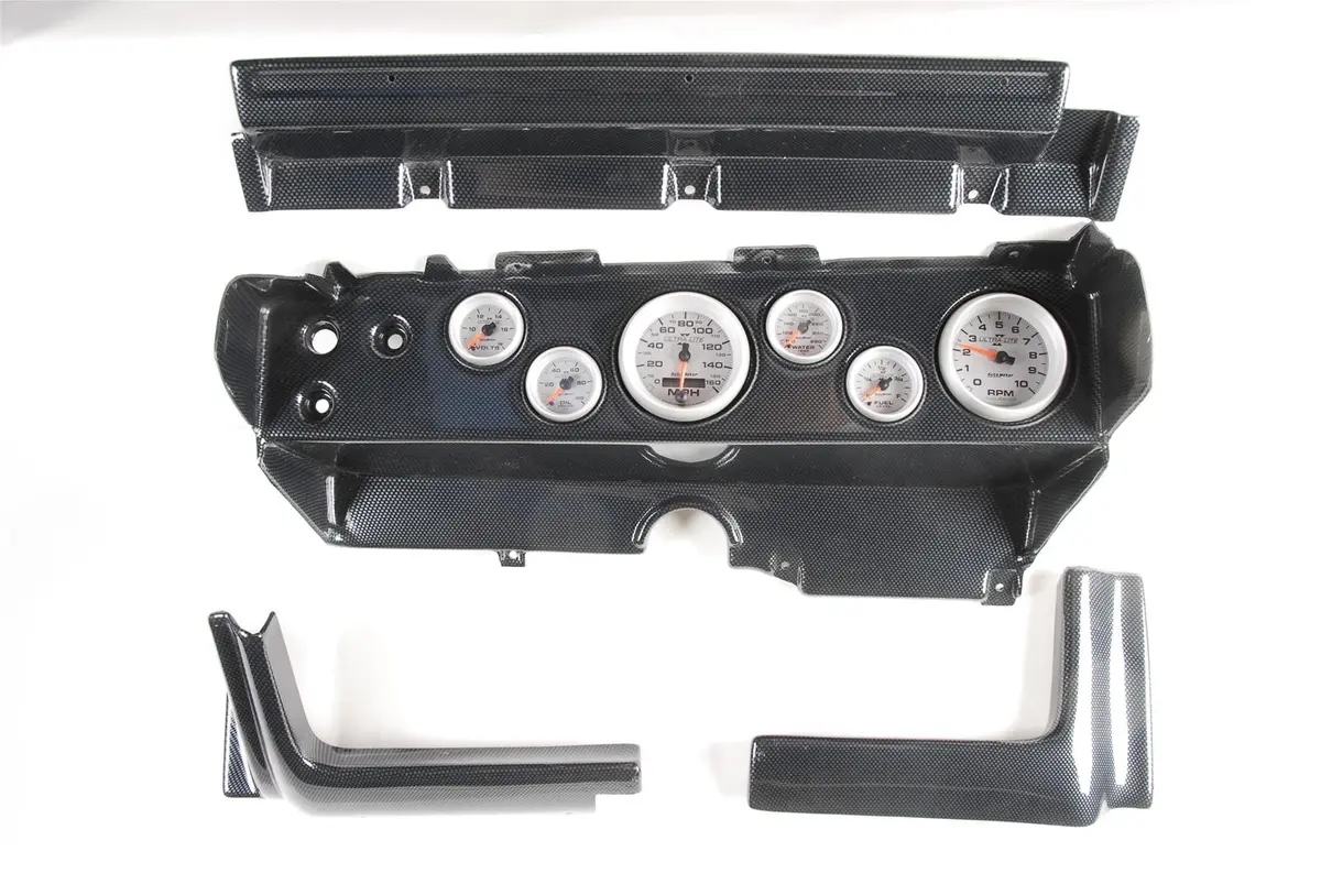 Classic Thunder Road Dash Panel With Autometer Gauges – 714701013 1