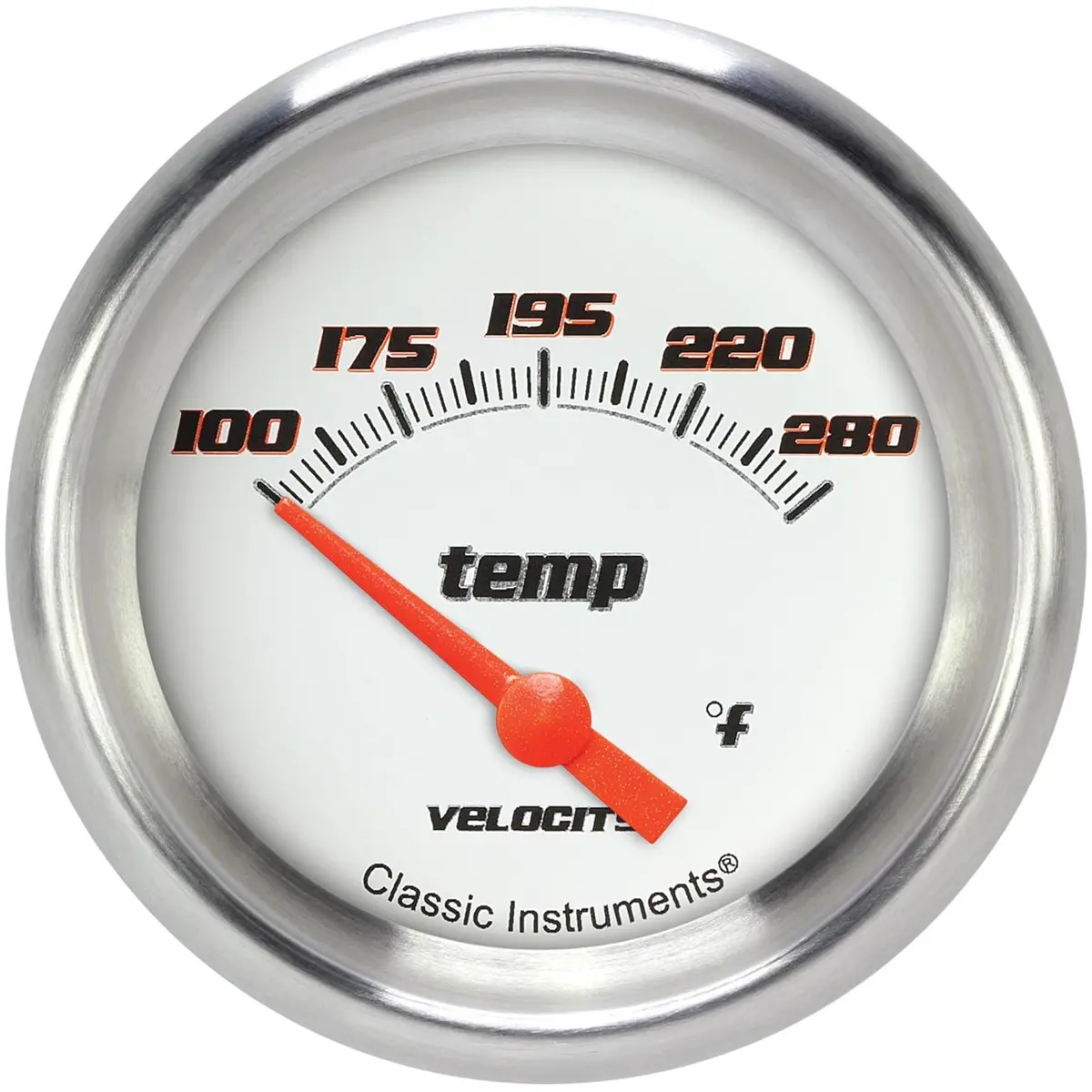 Classic Instruments Vs226Wapf-06 Velocity Series Analog Gauges – White Face Package 1