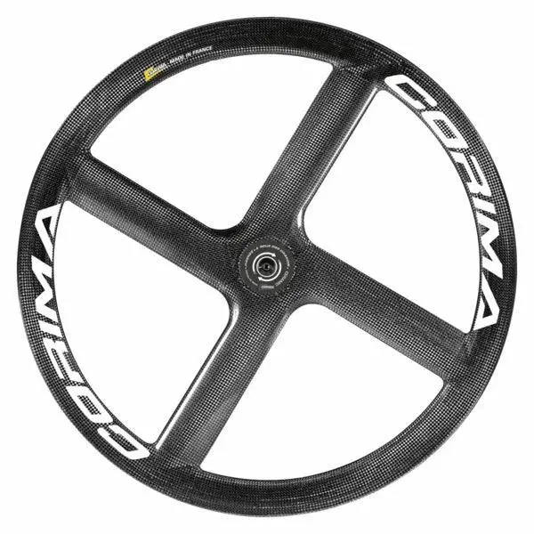 Corima 4 Spoke Carbon Tubular Wheel (White Sticker) 1