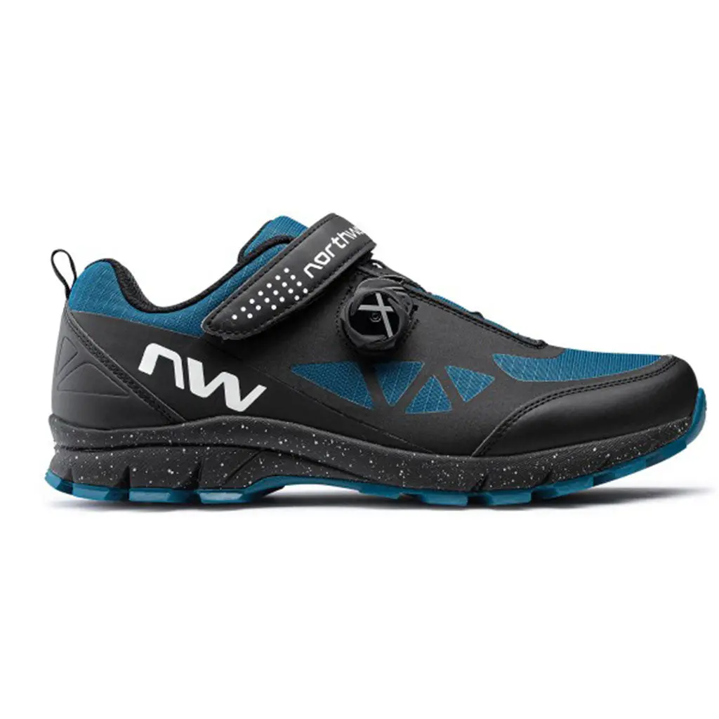 Northwave Corsair Shoes - Black/Deep Blue 1