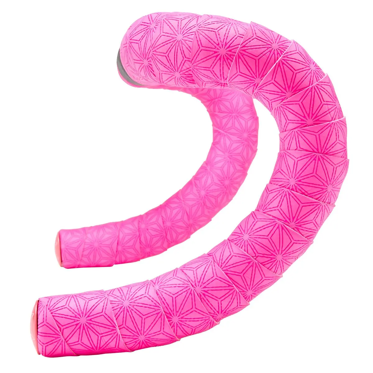 Supacaz Super Sticky Kush Truneon Bar Tape - Neon Pink With Neon Pink Plugs 1