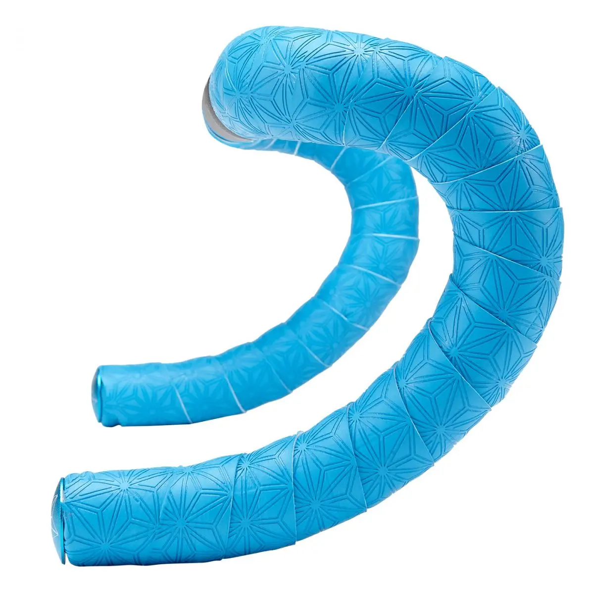 Supacaz Super Sticky Kush Truneon Bar Tape - Neon Blue With Ano Blue Plugs 1