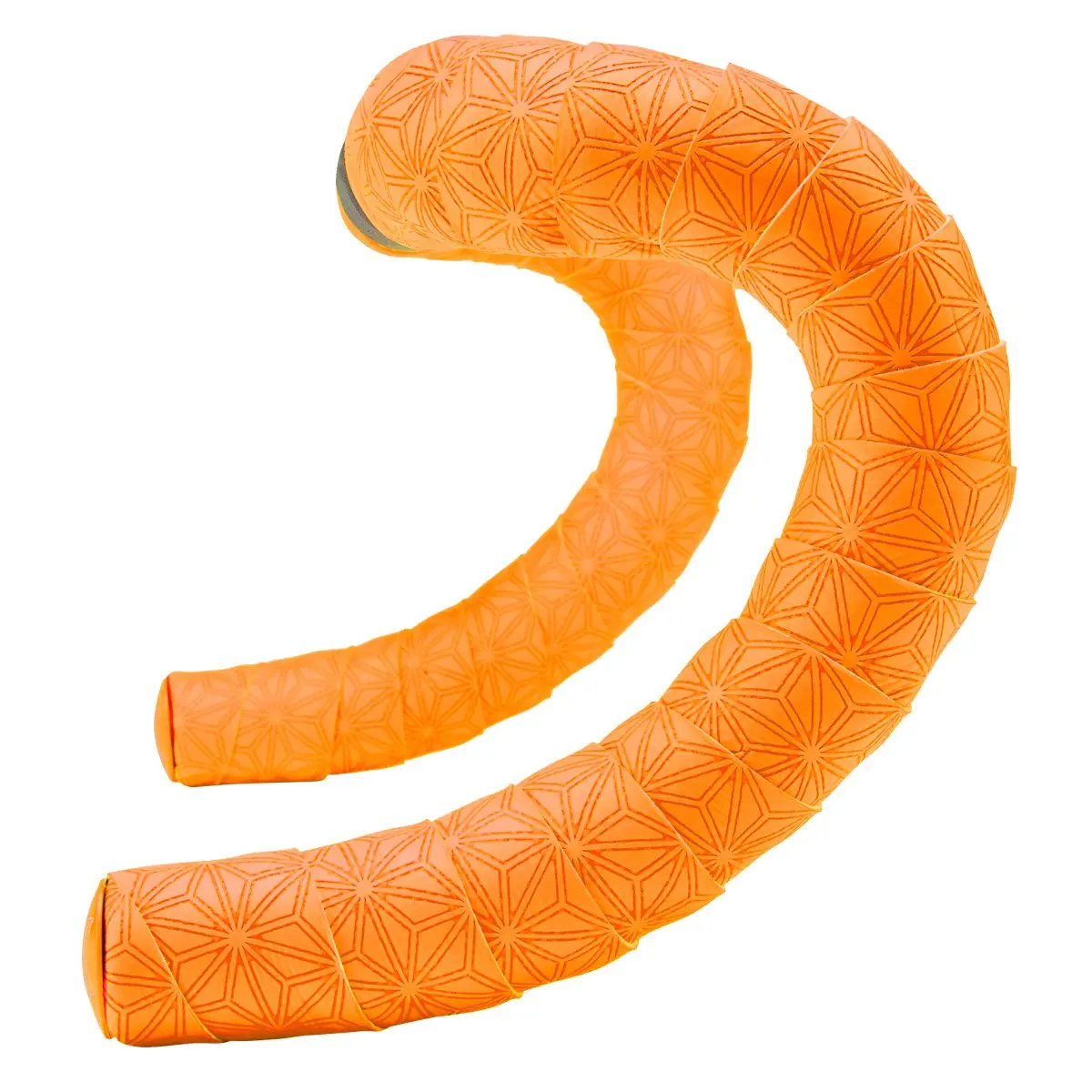 Supacaz Super Sticky Kush Truneon Bar Tape - Neon Orange With Neon Orange Plugs 1