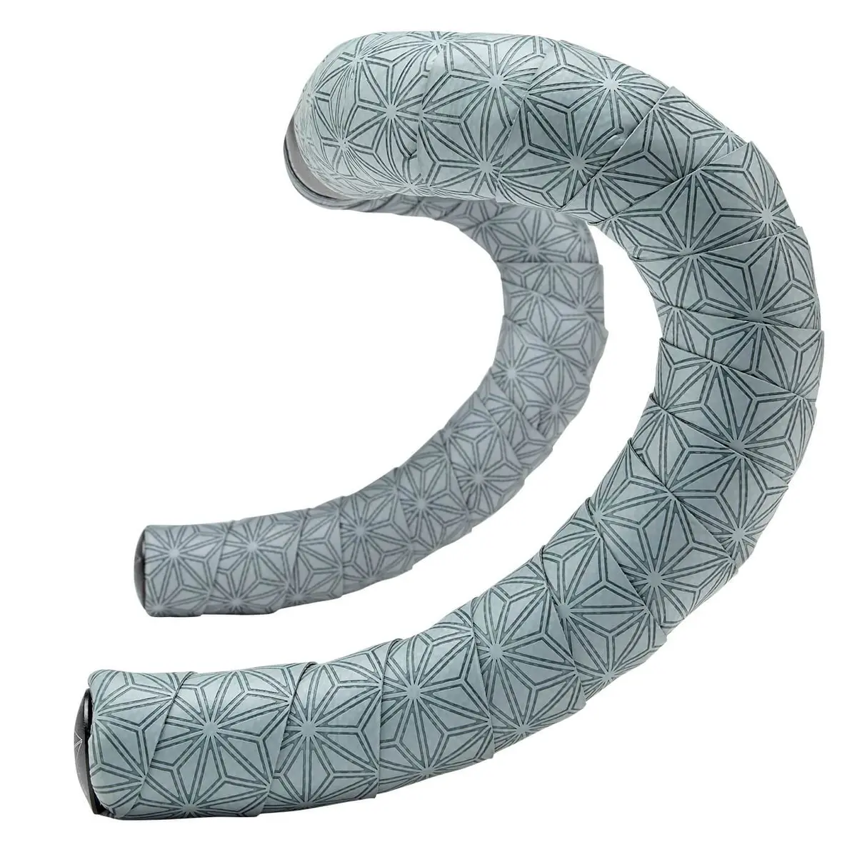 Supacaz Super Sticky Kush Classic Bar Tape - Gun Metal With Ano Black Plugs 1