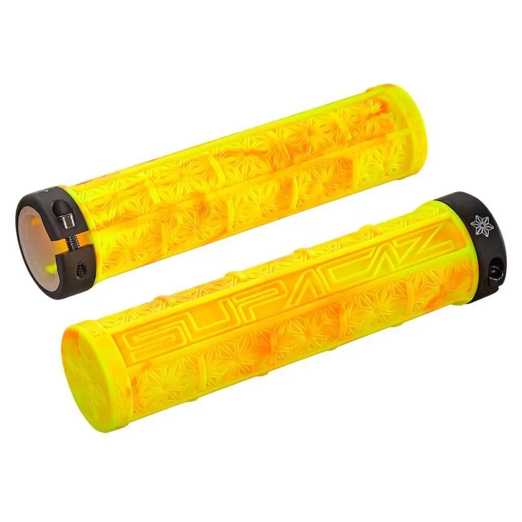 Supacaz Grizips Splash - Neon Red/Neon Yellow Splash 1