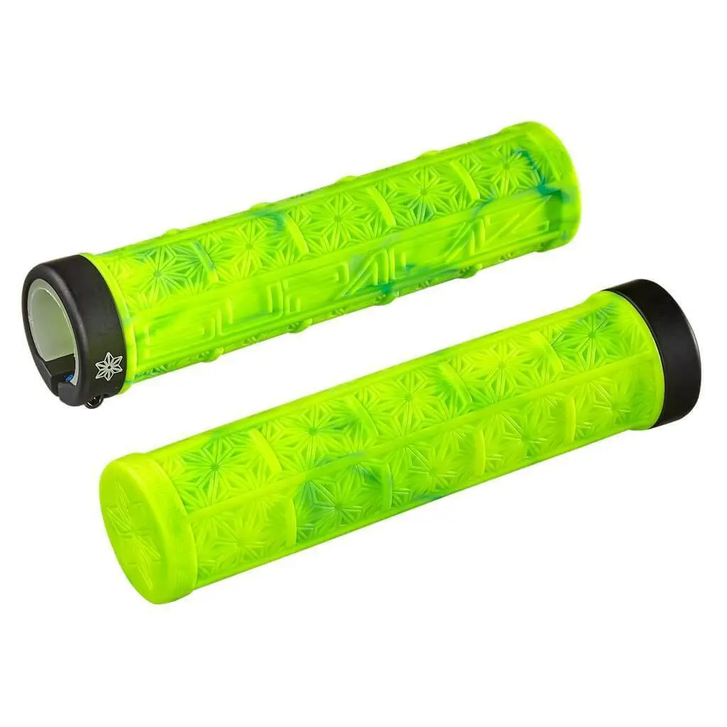 Supacaz Grizips Splash - Neon Yellow/Neon Blue Splash 1