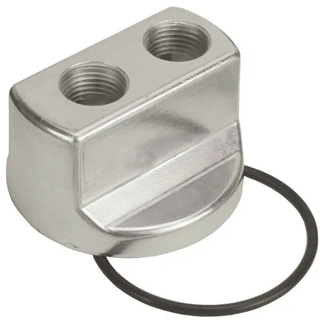 Derale Standard Engine Spin-On Oil Filter Adapter Dp15706 1