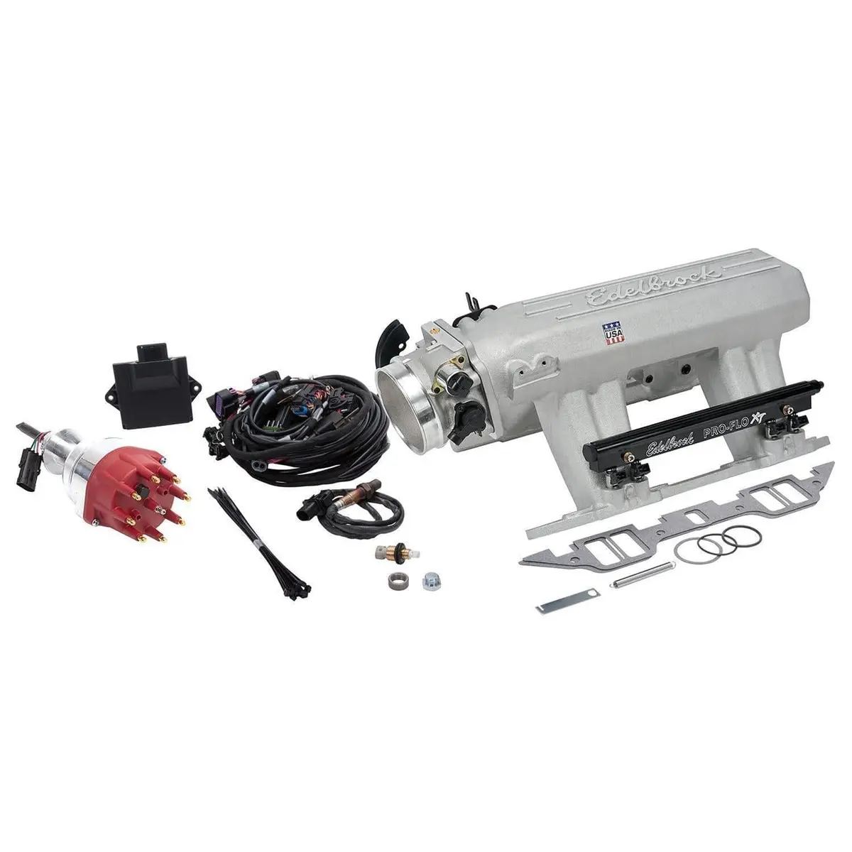 Edelbrock 35920 Pro-Flo 4 Xt Efi System – Self-Tuning Electronic Fuel Injection Kit 1