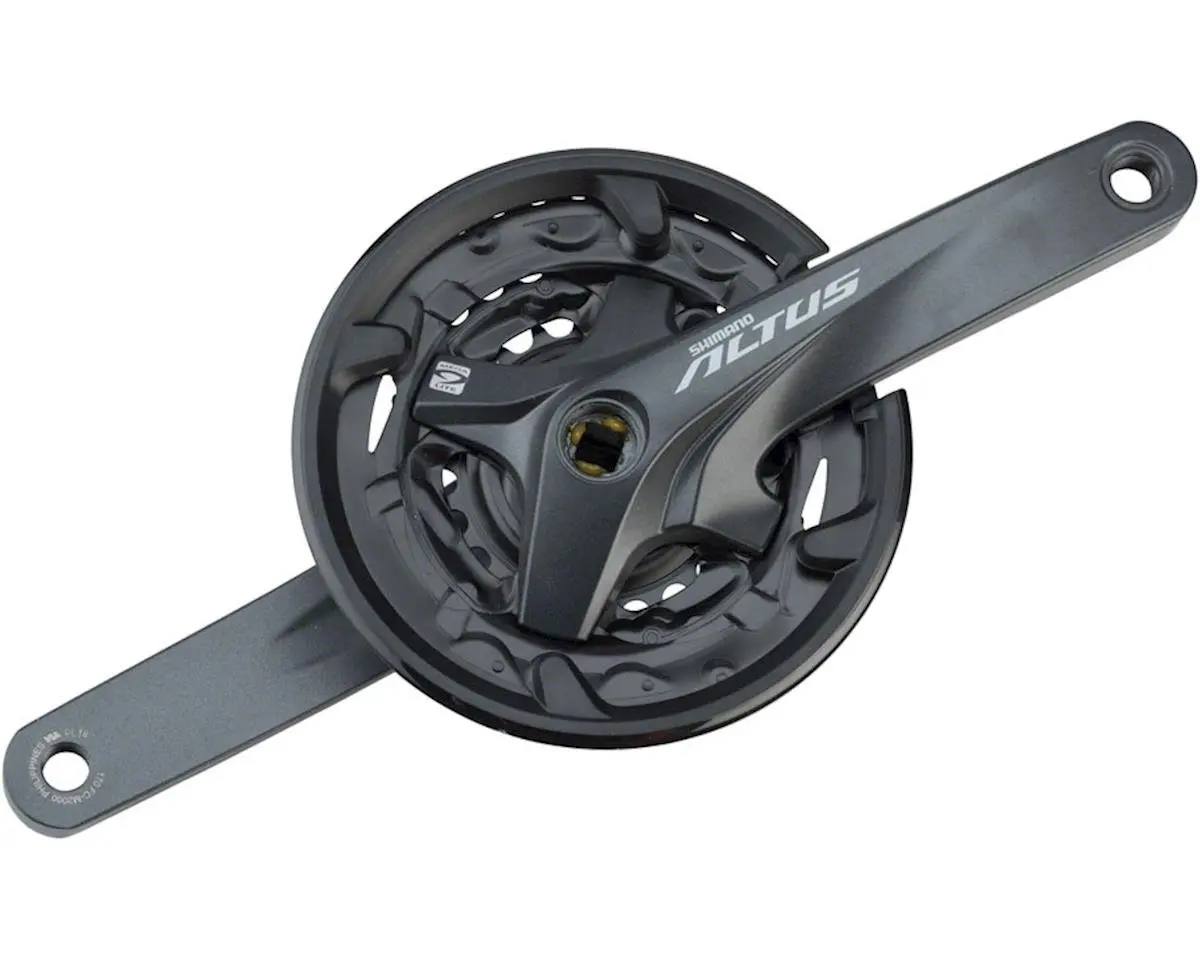 Shimano Altus M2000 Crankset W/ Guard (3 X 9 Speed) 1