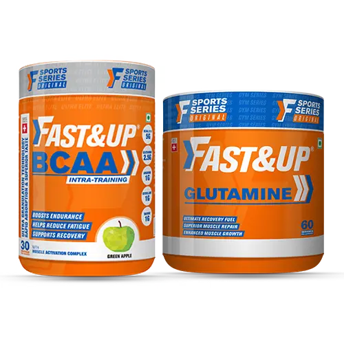 Fast&Up Bcaa - Green Apple & Glutamine Combo 1