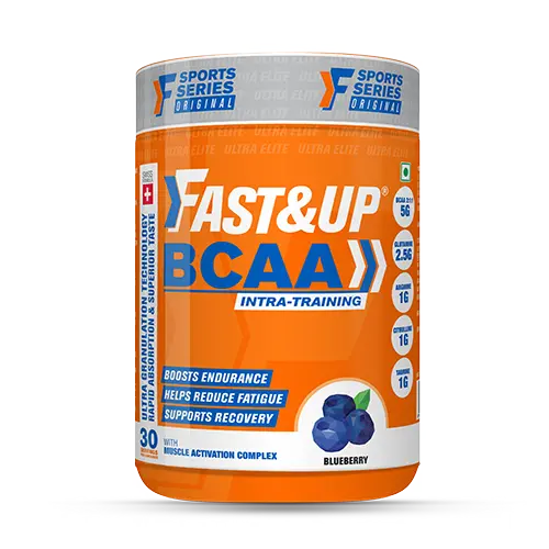 Fast&Up Bcaa - Jar Of 30 Servings - Blueberry Flavour 1