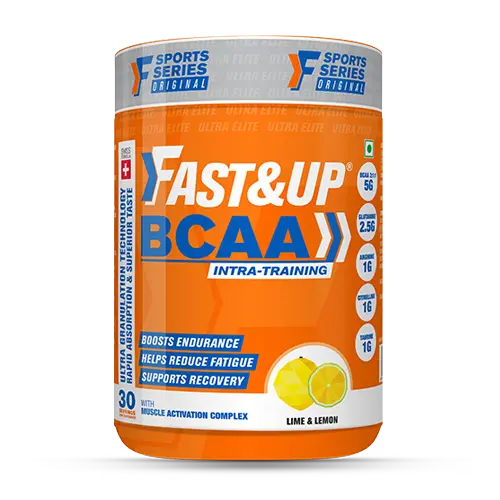Fast&Up Bcaa - Jar Of 30 Servings - Lime & Lemon Flavour 1