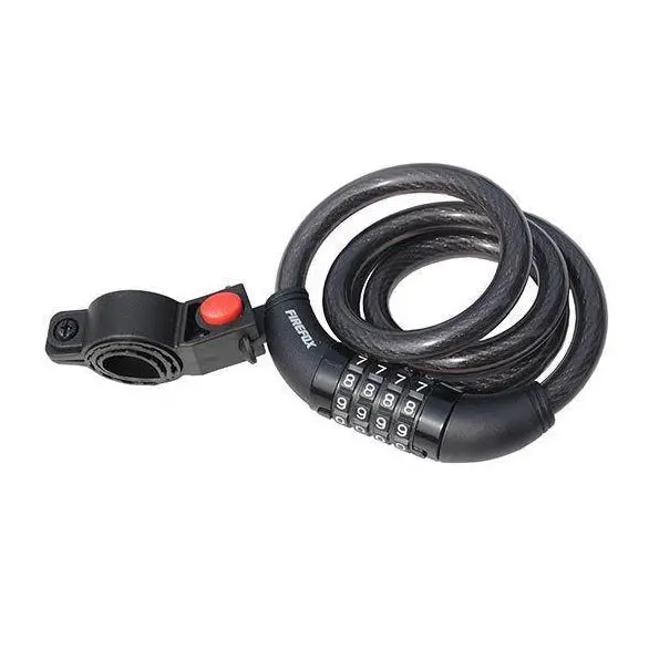 Firefox Bicycle Lock-Spiral Resettable Combination 1