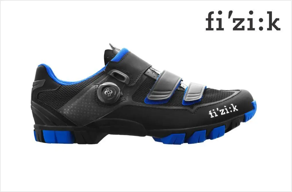 Fizik M6b Uomo Boa Mtb Shoes - Black/Blue 1