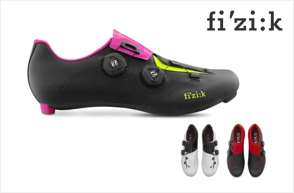Fizik R3 Aria Cycling Shoes-Black/Pink/Yellow 1