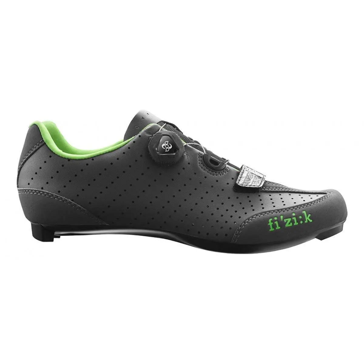 Fizik R3 Uomo Boa Road Cycling Shoes - Grey/Green 1