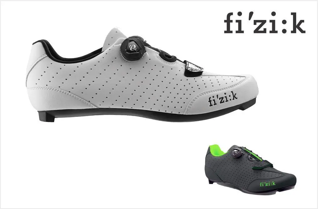 Fizik R3 Uomo Boa Road Cycling Shoes - White/Black 1