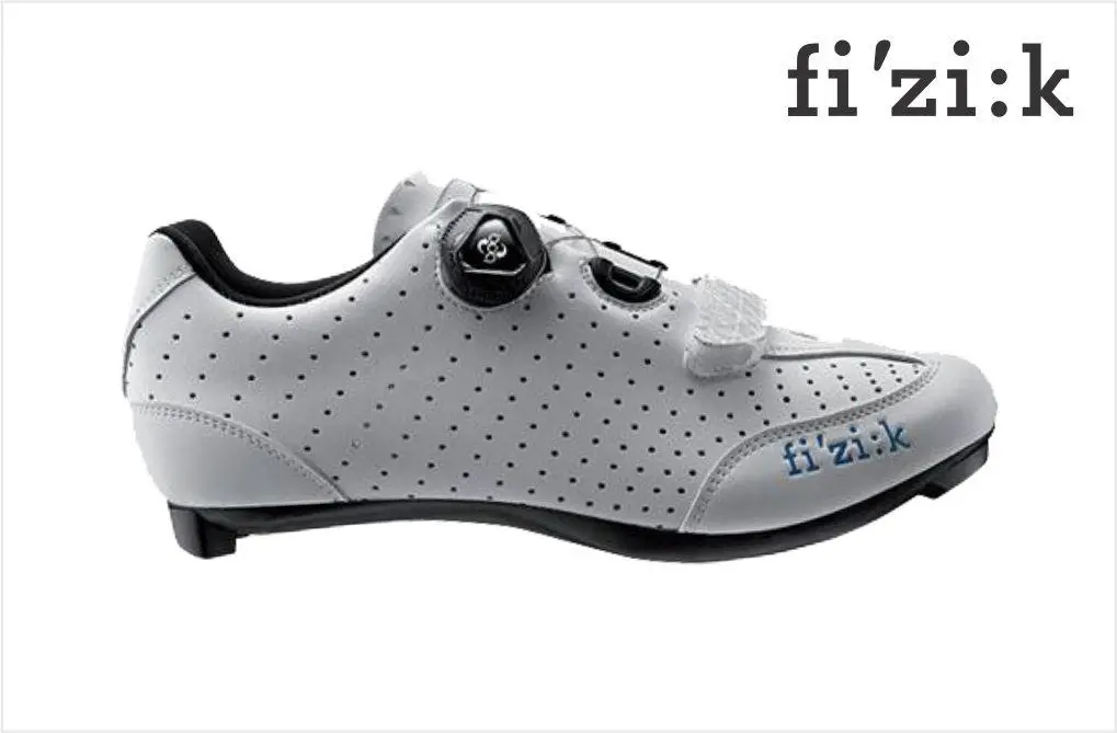 Fizik R3b Womens Road Cycling Shoes - White/Torquoise 1