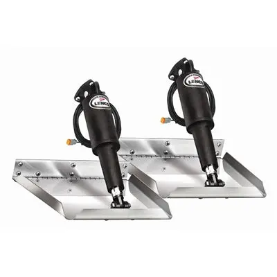 Lenco Marine, Inc. / Electro-Polished Edge Mount Trim Tab Kits Without Switch (15116-101) Edgemnt Pol 12X12 No Swt 1