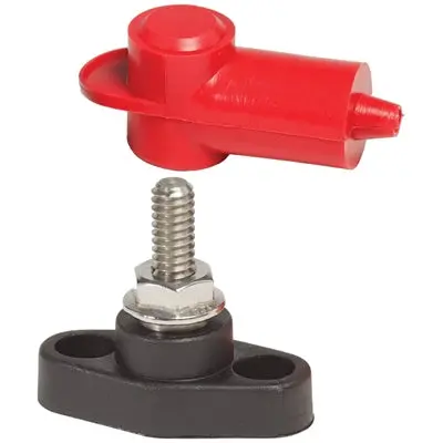 Blue Sea 2011 Power Post Mini High Amperage Cable Connector - 1/4" Stud 1