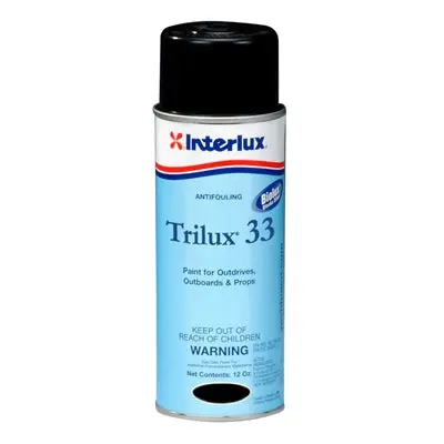 Interlux Yacht Finishes / Trilux 33 Aerosol (5608638) Prop & Drive Spray Black 1