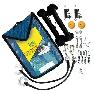 Taco Marine / Outrigger Standard Single Rigging Kit (Rk0001sb) Or Rigg Kit Blk Lne Std 1