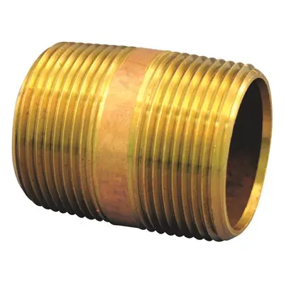 Midland Metal Mfg Co / Brass Pipe Nipples (40-081) 3/4 X 1-1/2 Brass Nipple 1