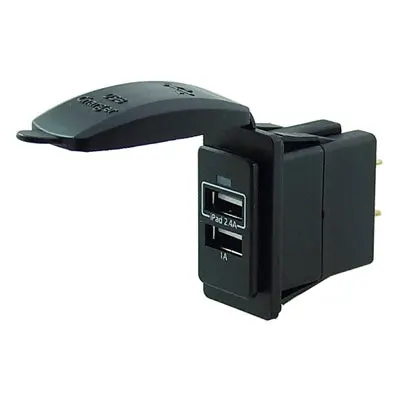 Marpac / Switch Mount Dual Port Usb Charger Socket (7-0822) Switch Mount Usb Charger Usb Socket Contura Switch Style 1