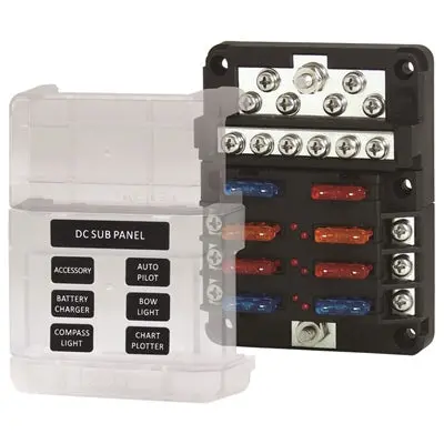 Marpac / Modular Atp/Ato/Atc Fuse Blocks W/Led Indicator (7-1268) 1