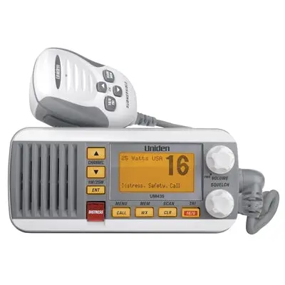 Uniden Fixed Mount Vhf Radio - White (Um435) 1