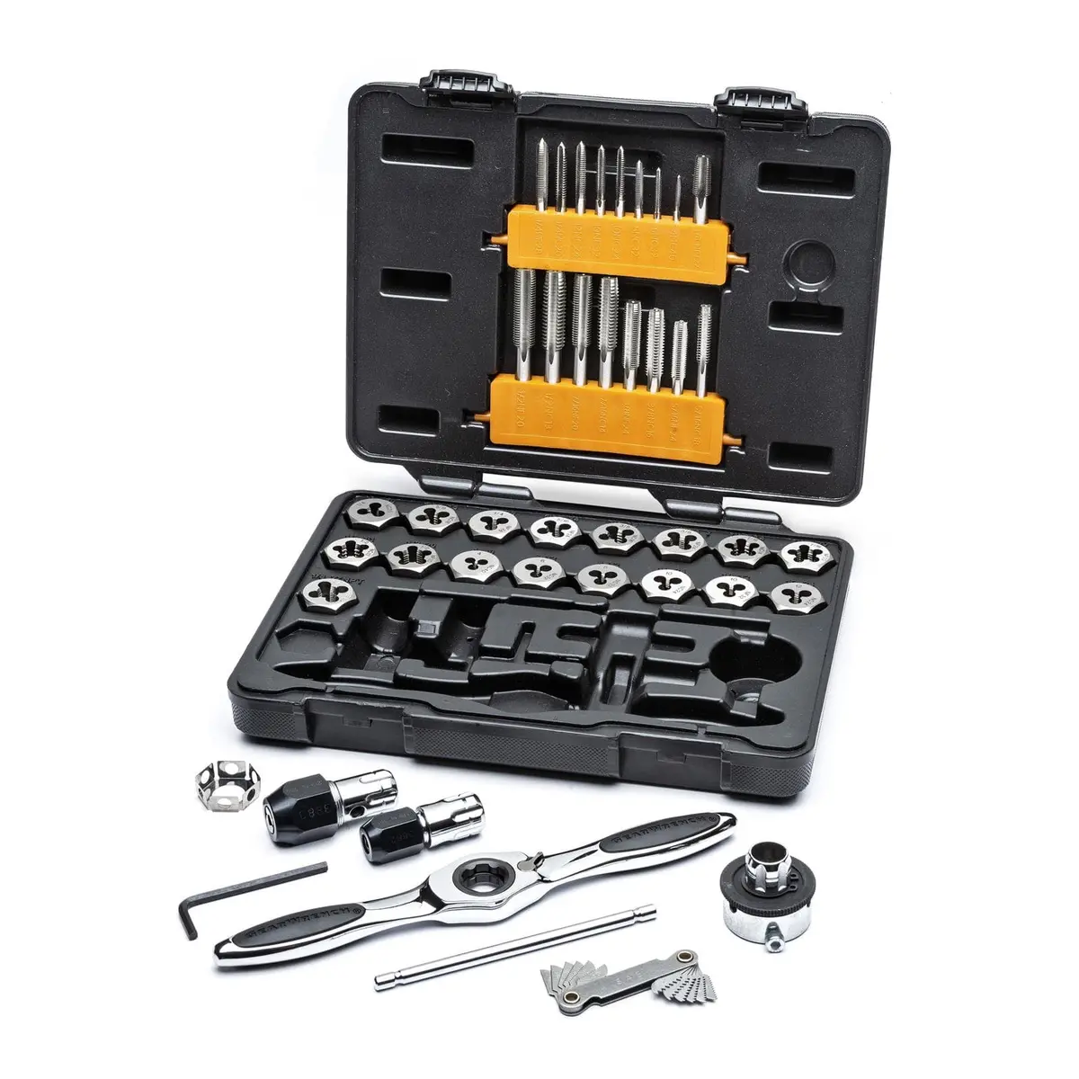 Gearwrench 3885 Ratcheting Tap And Die Set – Compact 7-Piece Tool Kit With Quick-Reverse Mechanism 1