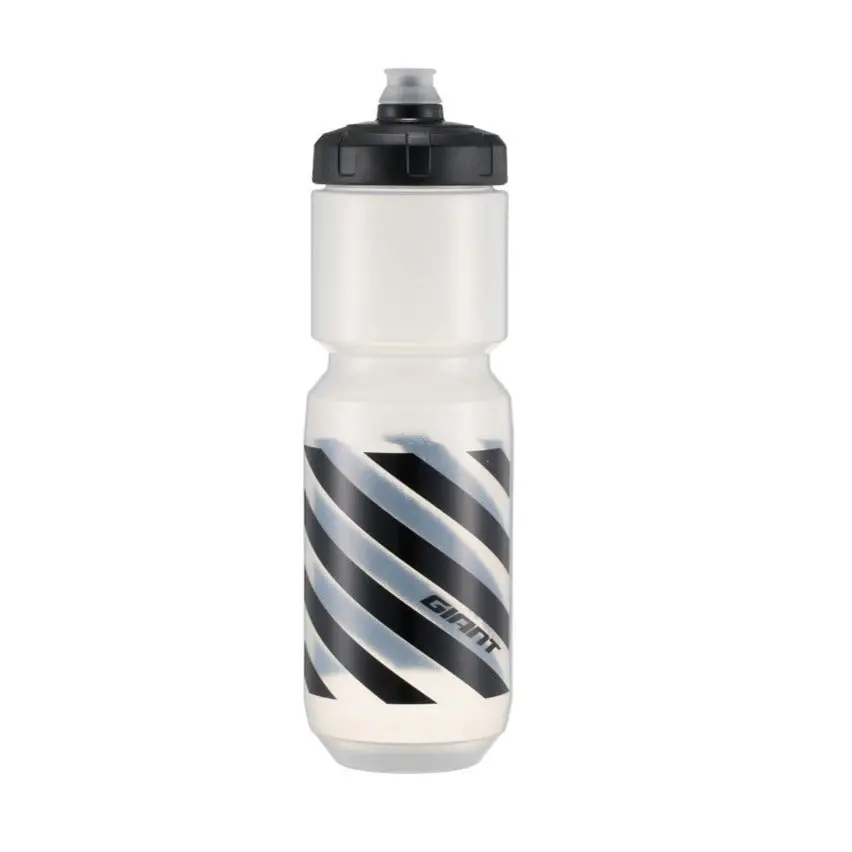 Giant Doublespring Trasparent Water Bottle - Black 1