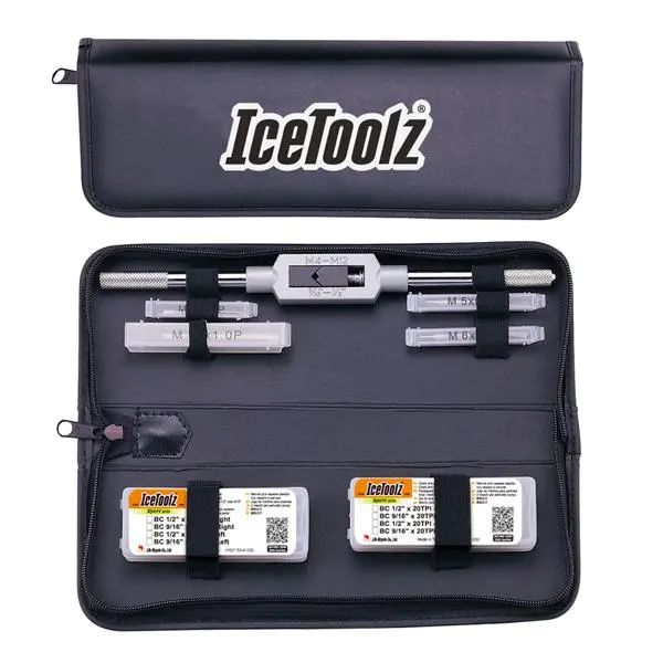 Icetoolz Complete Tap Set With Handle & Storage Pouch 1