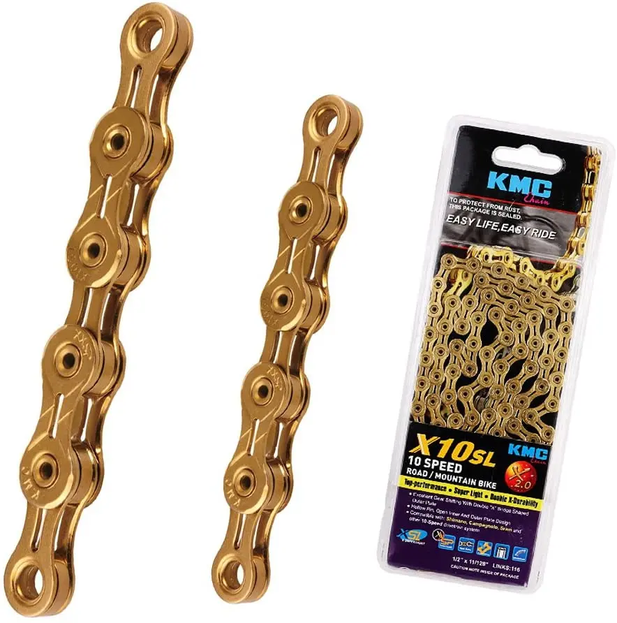 Kmc X10 Gold Chain - 10 Speed 1