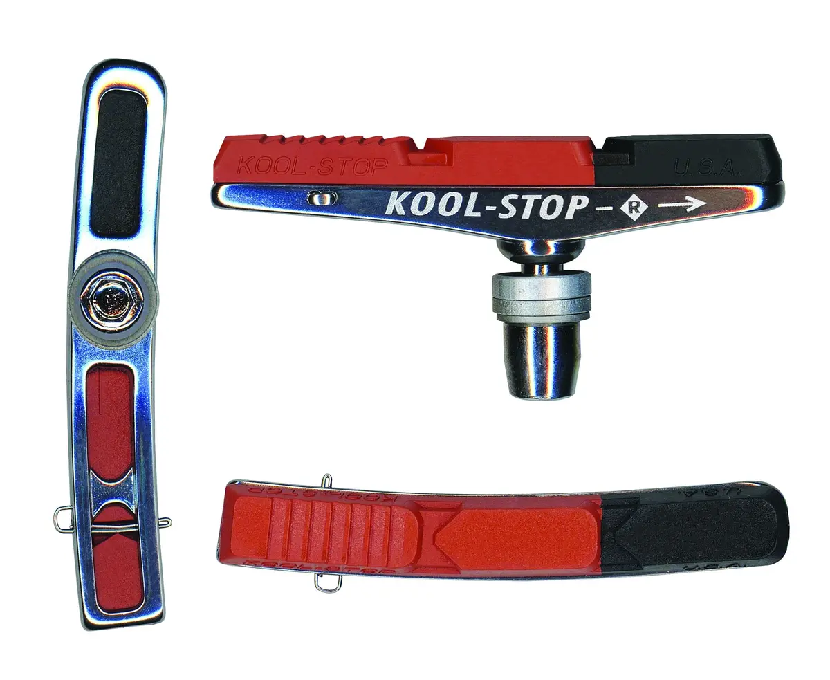 Kool-Stop V-Type 2 Holder With V2 Dual Compound Inserts 1