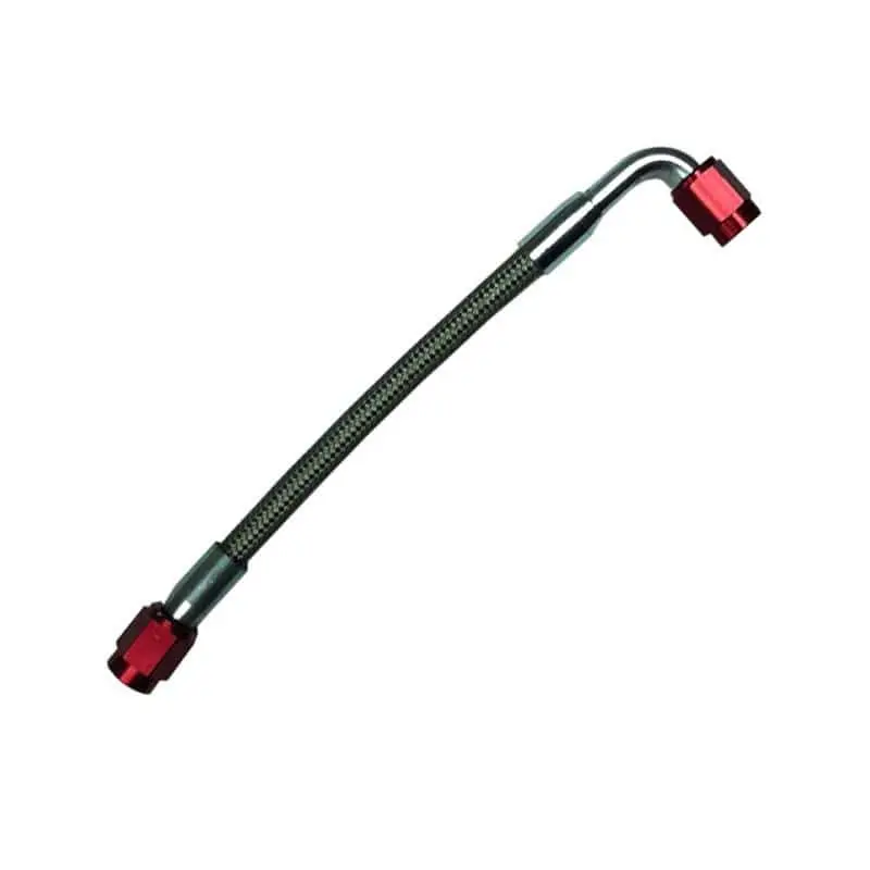 Nitrous Express 10025 Nitrous & Fuel Line Assembly – Pre-Assembled Stainless Braided Hose Kit 1