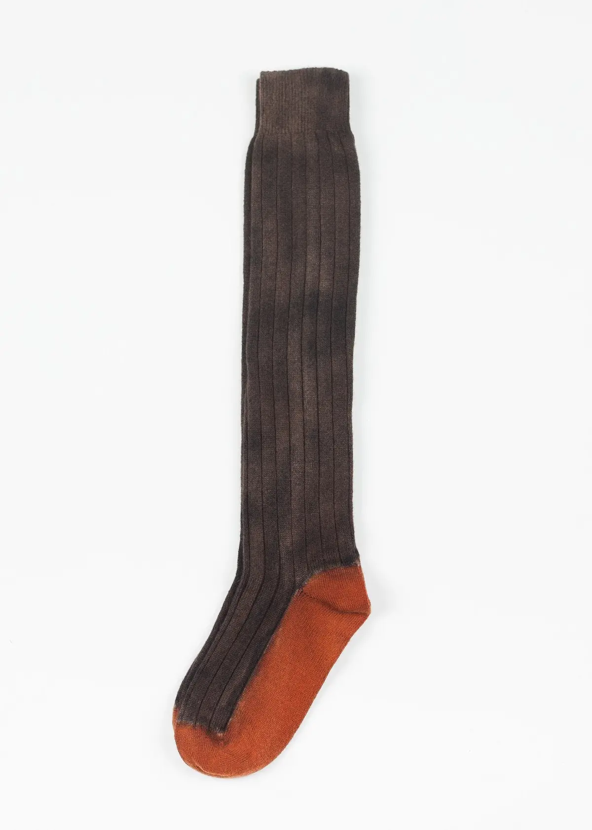 Cashmere Knit Sock In Bronze 1