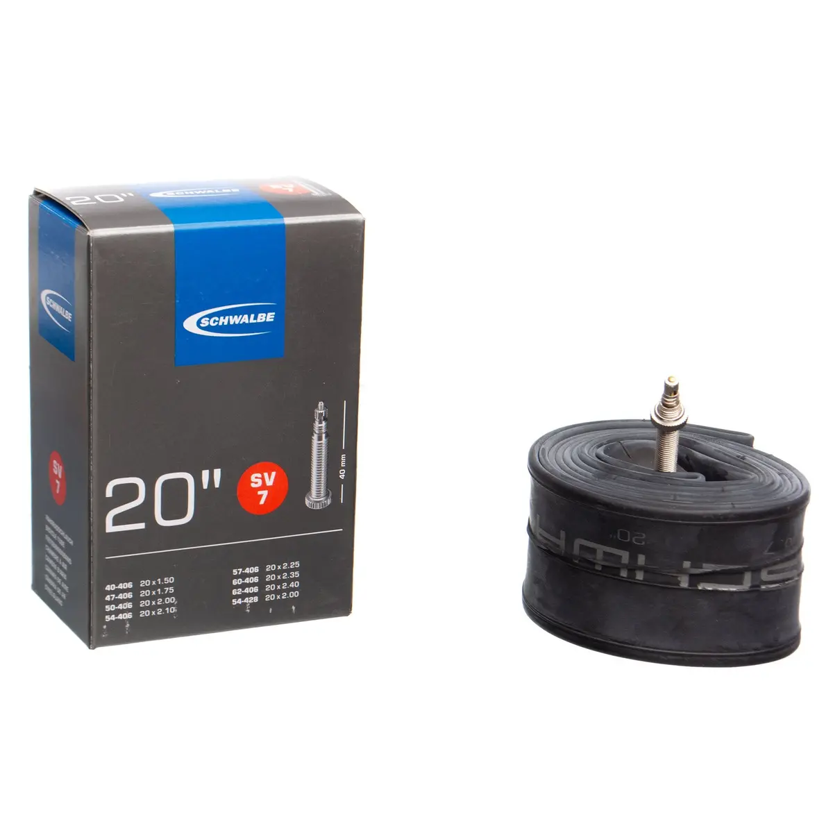 Schwalbe 20 Tube Sv7 20 X 150 235 Presta Valve Tube 2