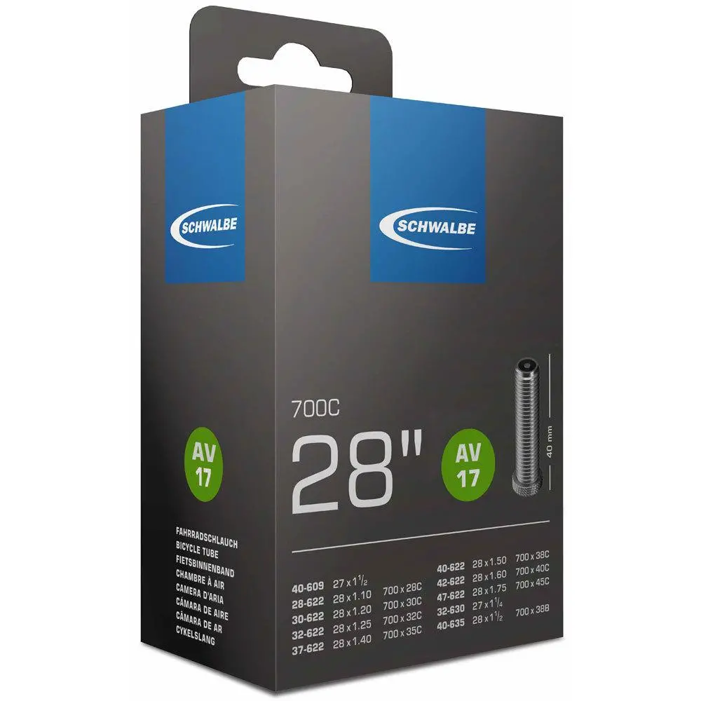 Schwalbe Av17 700 X 28C-45C Schrader Valve Tube 1
