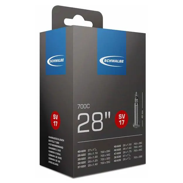 Schwalbe Sv17 700 X 28C-45C Presta Valve Tube 1