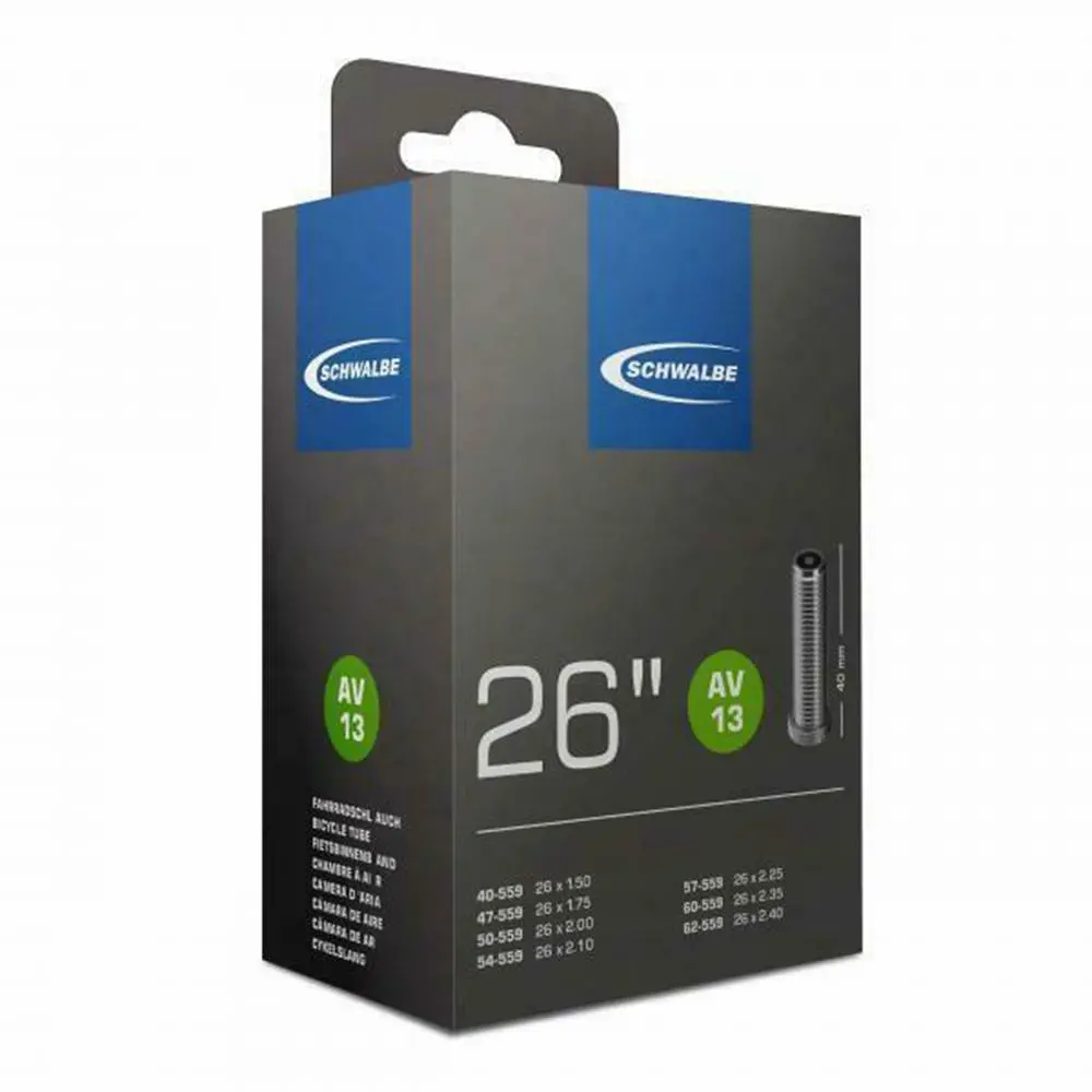 Schwalbe Mtb Tube Av13 26 X 150 240 Mtb Schrader Valve Tube 1